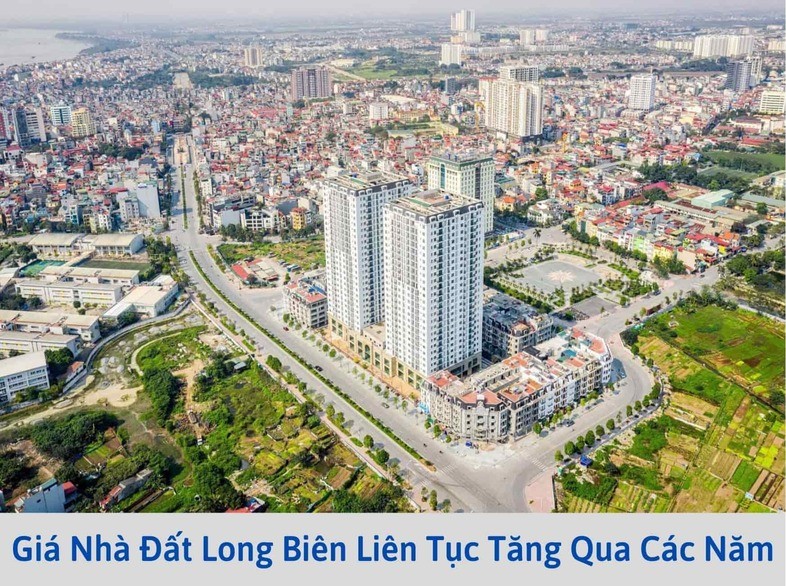 Giá nhà đất Long Biên liên tục tăng giá qua các năm