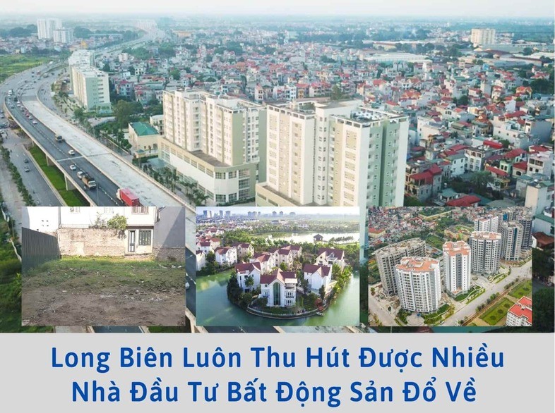 Long Biên luôn thu hút được nhiều nhà đầu tư bất động sản đổ về