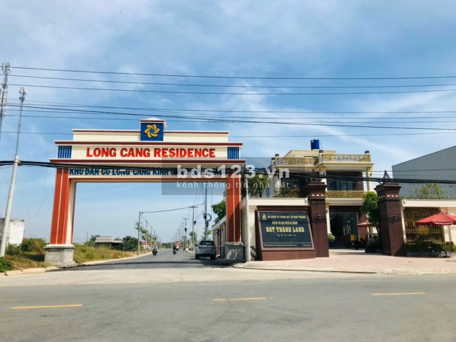 Bán đất nền khu dân cư Long Cang Riverside sổ hồng riêng chiết khấu cao, hỗ trợ vay ngân hàng