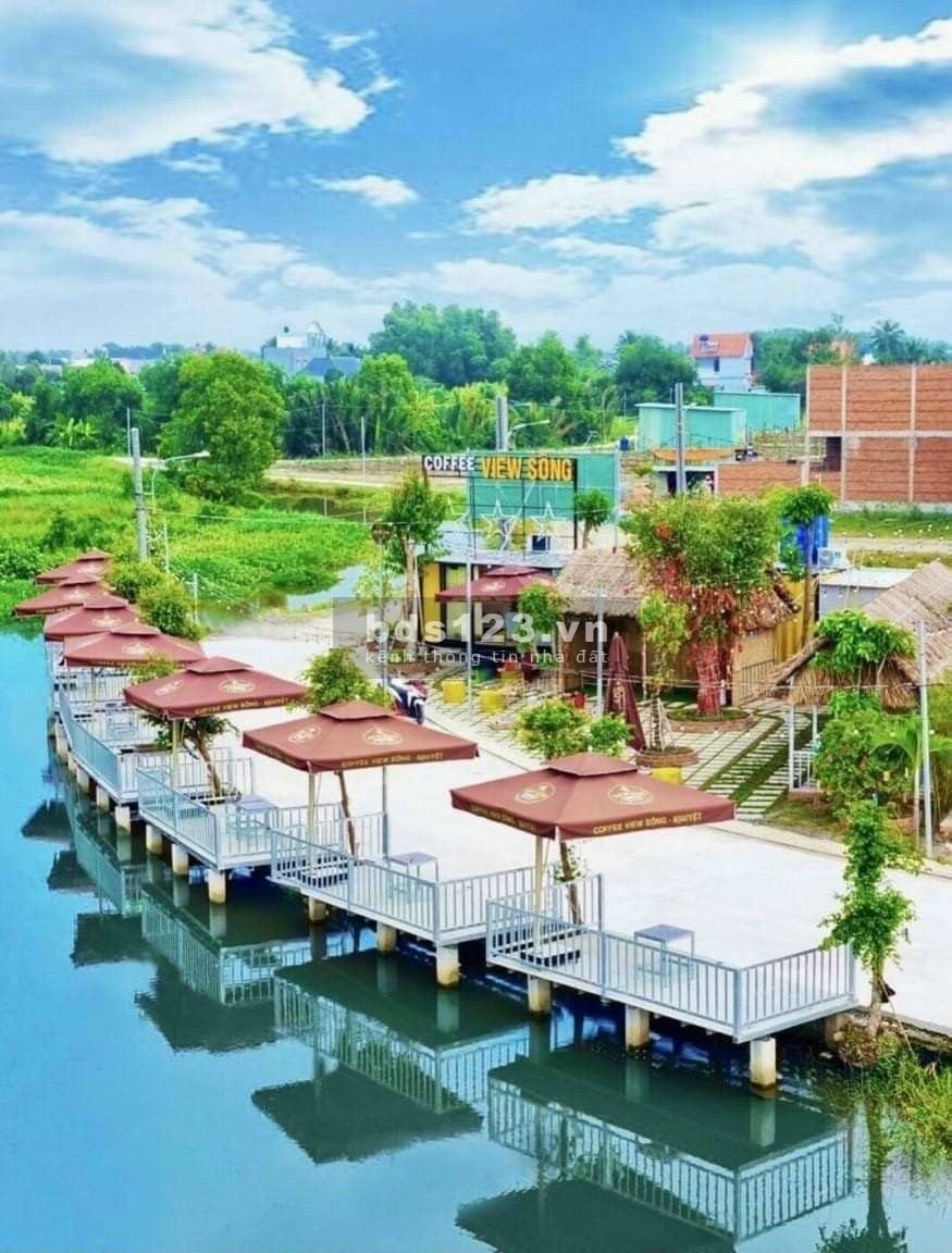 Bán đất nền khu dân cư Long Cang Riverside sổ hồng riêng chiết khấu cao, hỗ trợ vay ngân hàng