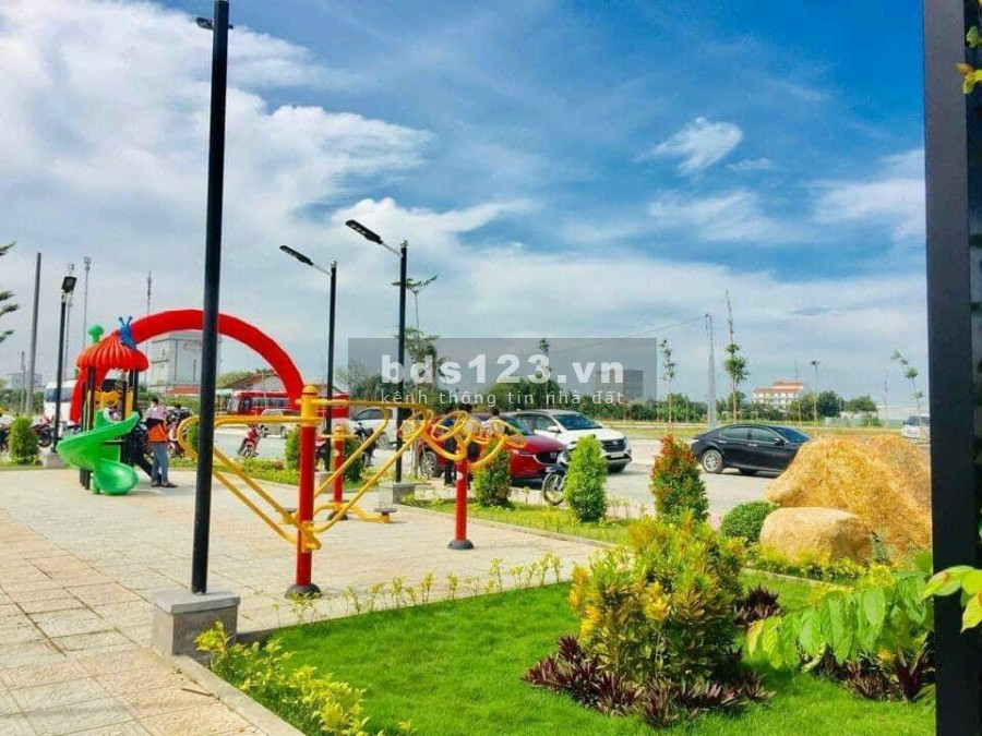 Bán đất nền khu dân cư Long Cang Riverside sổ hồng riêng chiết khấu cao, hỗ trợ vay ngân hàng