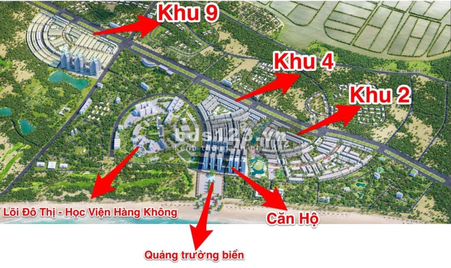 Tập Đoàn Danh KhôI gửi lì xì lộc may mắn đến quý khách hàng: Nhơn Hội New City, lhcc