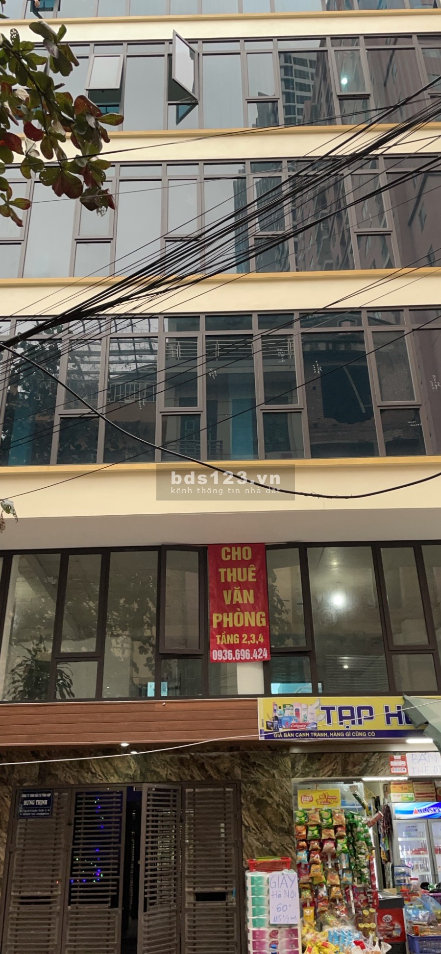 CHÍNH CHỦ CHO THUÊ MẶT BẰNG LÀM VĂN PHÒNG, KINH DOANH 304 HỒ TÙNG MẬU –SÁT GOLDMARK CTY