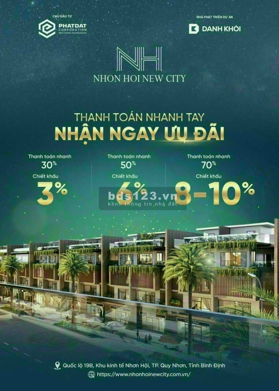 Tập Đoàn Danh KhôI gửi lì xì lộc may mắn đến quý khách hàng: Nhơn Hội New City, lhcc