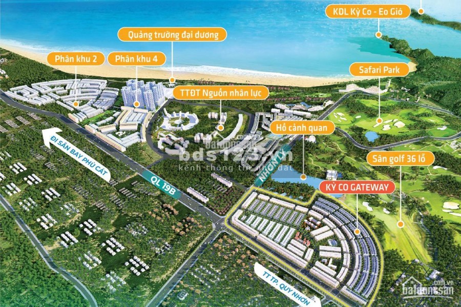 Đất nền biển Nhơn Hội CK lên đến 15% Lãi suất 0% 24 tháng Thanh toán 25% nhận sổ liền tay