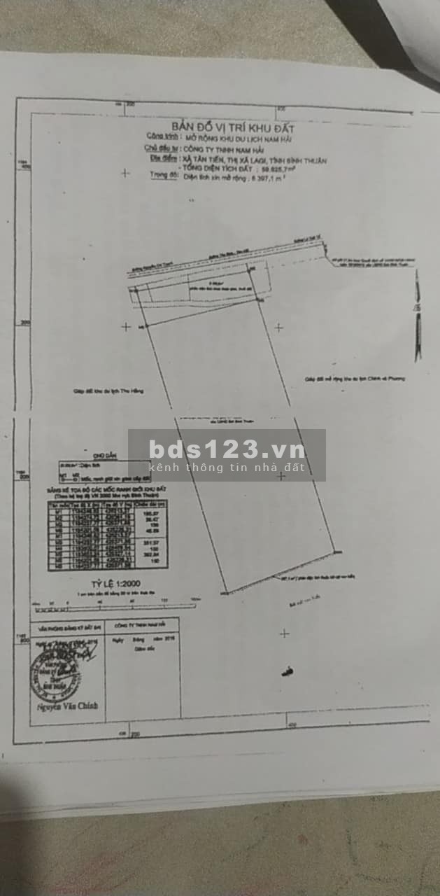 Bán đất Bãi biển Khánh Chi, Lagi Bình Thuận giá bán chỉ 20 tỷ/ha pháp lý chính chủ