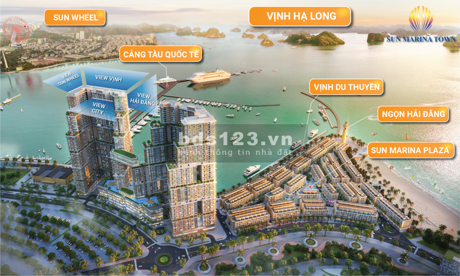 Sở hữu lâu dài căn hộ du thuyền bên Vịnh di sản, hướng view thành phố thơ mộng
