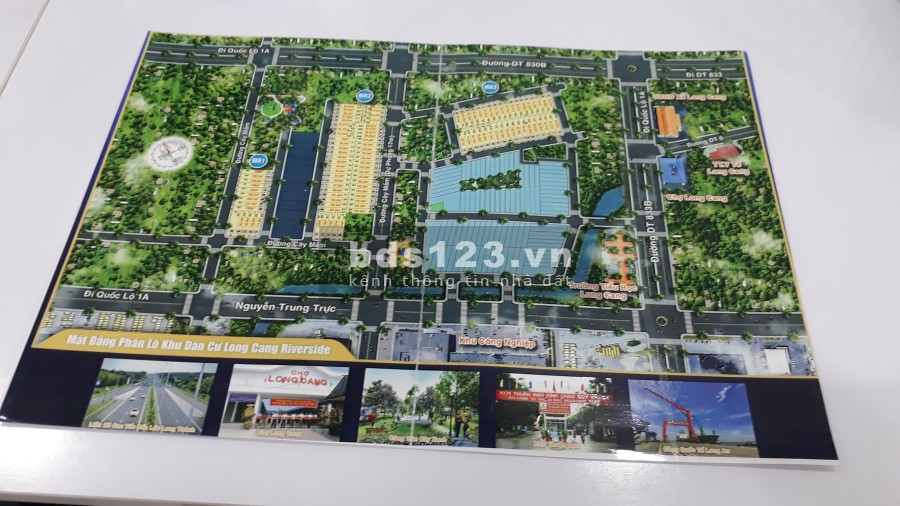 Cty DTT Holdings chào bán đất nền dự án khu dân cư Long Cang Riverside, chiết khấu ưu đãi