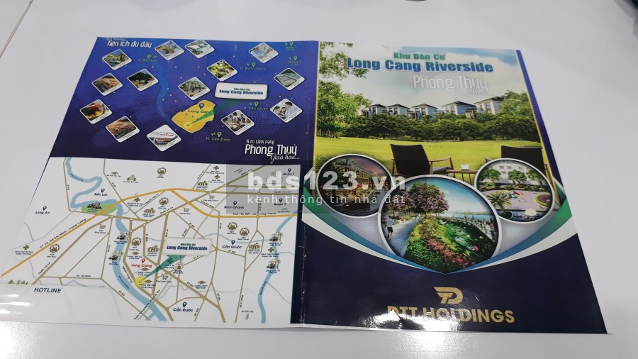 Cty DTT Holdings chào bán đất nền dự án khu dân cư Long Cang Riverside, chiết khấu ưu đãi