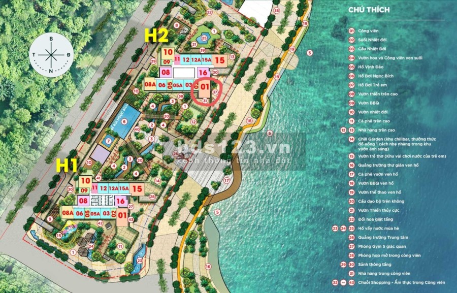 Chủ nhà gửi bán căn Garden Villas 106.3m2 sân vườn 45.5m2, view cực đẹp, giá chỉ 6.3 tỷ
