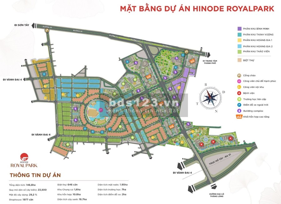[Hinode Royal Park] Bán SHOPHOUSE-LIỀN KỀ vị trí đẹp nhất dự án, cực khan hiếm tại HN vốn chỉ 4-5 tỷ