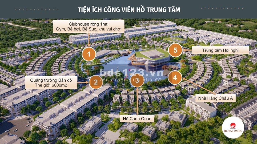 [Hinode Royal Park] Bán SHOPHOUSE-LIỀN KỀ vị trí đẹp nhất dự án, cực khan hiếm tại HN vốn chỉ 4-5 tỷ