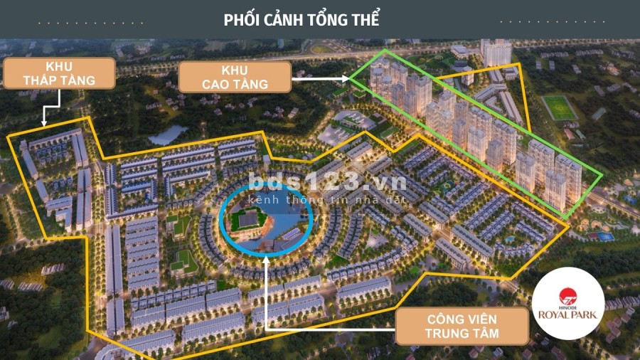 [Hinode Royal Park] Bán SHOPHOUSE-LIỀN KỀ vị trí đẹp nhất dự án, cực khan hiếm tại HN vốn chỉ 4-5 tỷ