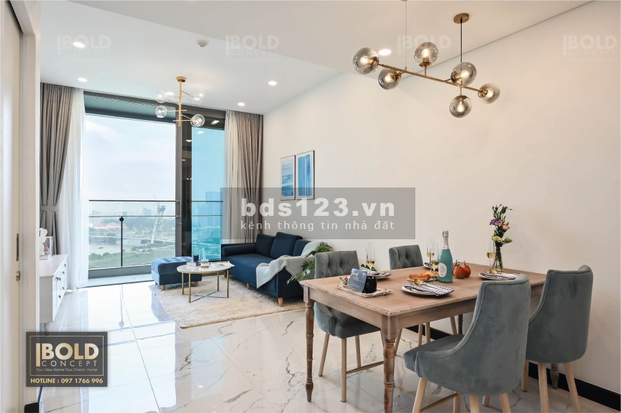 Cho thuê căn hộ cao cấp Empire diện tích sử dụng 63m2 1PN giá chỉ 23 triệu/tháng