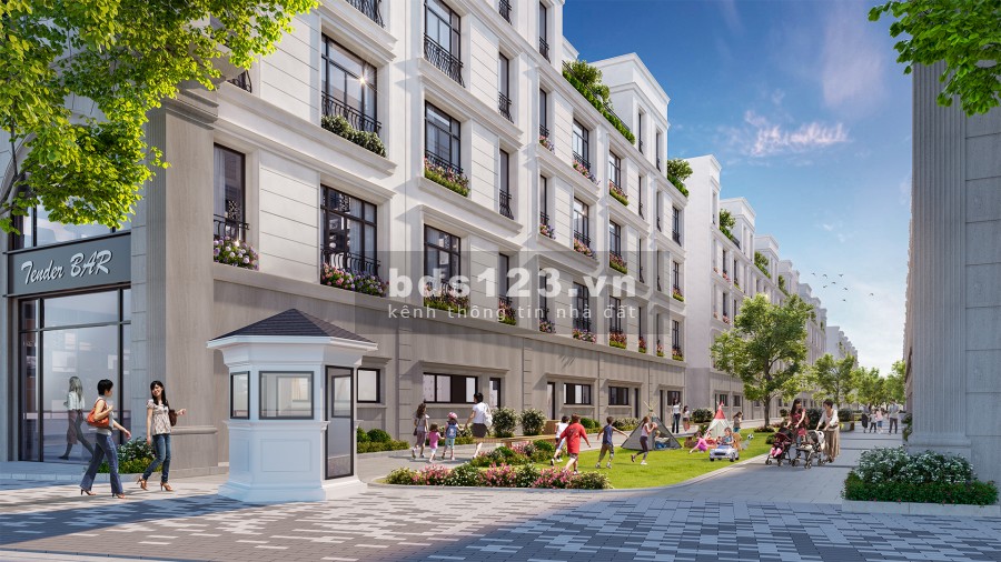 Bán căn góc Shophouse Kim Chung Di Trạch, mặt tiền 7.5m,hướng Đông Nam, giá đất 96tr/m2, ck 10%