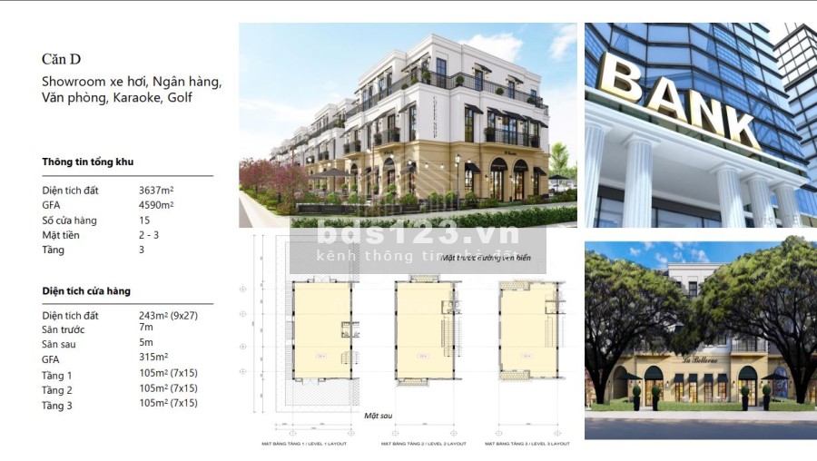 Biệt thự, shophouse dự án The Hamptons Hồ Tràm (Melia GĐ 2) - Chiết khấu đến 23% giá bán