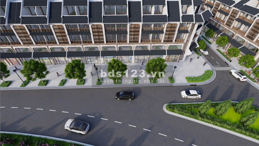 Bán căn góc Shophouse Kim Chung Di Trạch, mặt tiền 7.5m,hướng Đông Nam, giá đất 96tr/m2, ck 10%
