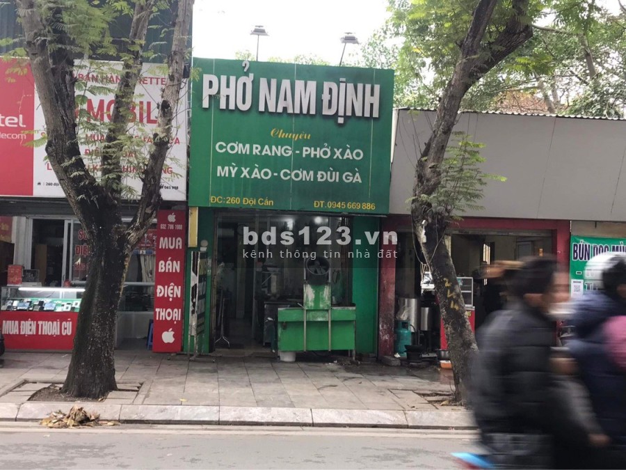 Cho thuê nhà mặt đường 260 Đội Cấn liên hệ 0387939554 giá cho thuê 15 triệu/tháng