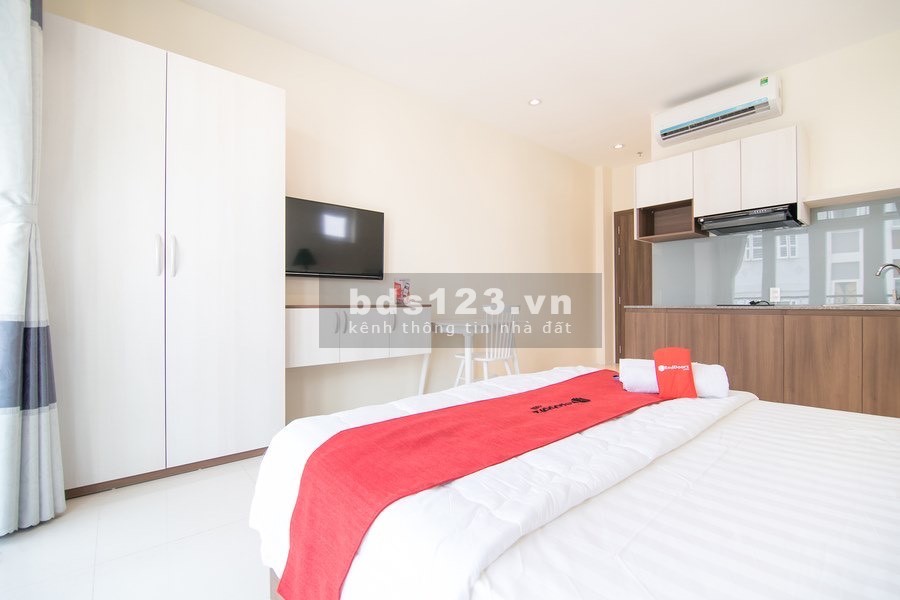 Cho thuê căn hộ dịch vụ mặt tiền Phan Văn Hân, Bình Thạnh mới xây, 35m2