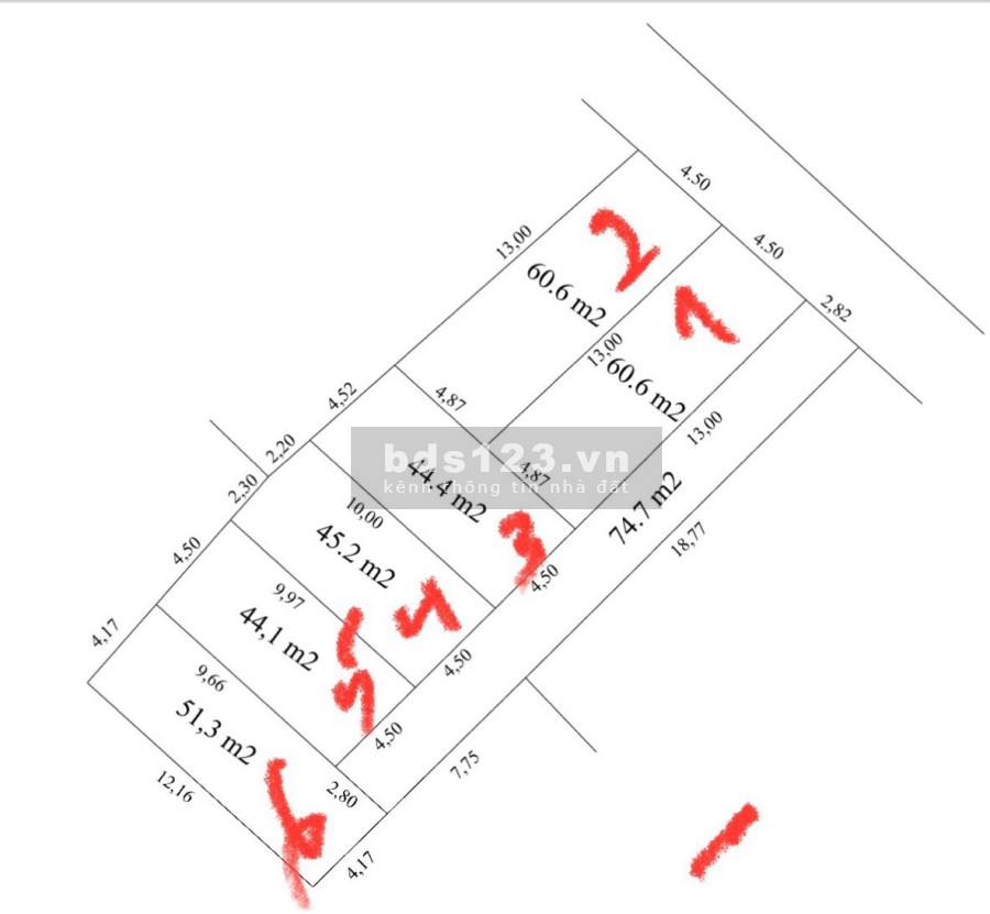 Bán 6 mảnh đất Tráng Việt - Mê Linh, DT 40 - 60m2, đường ô tô, ngõ thông, giá cắt lỗ