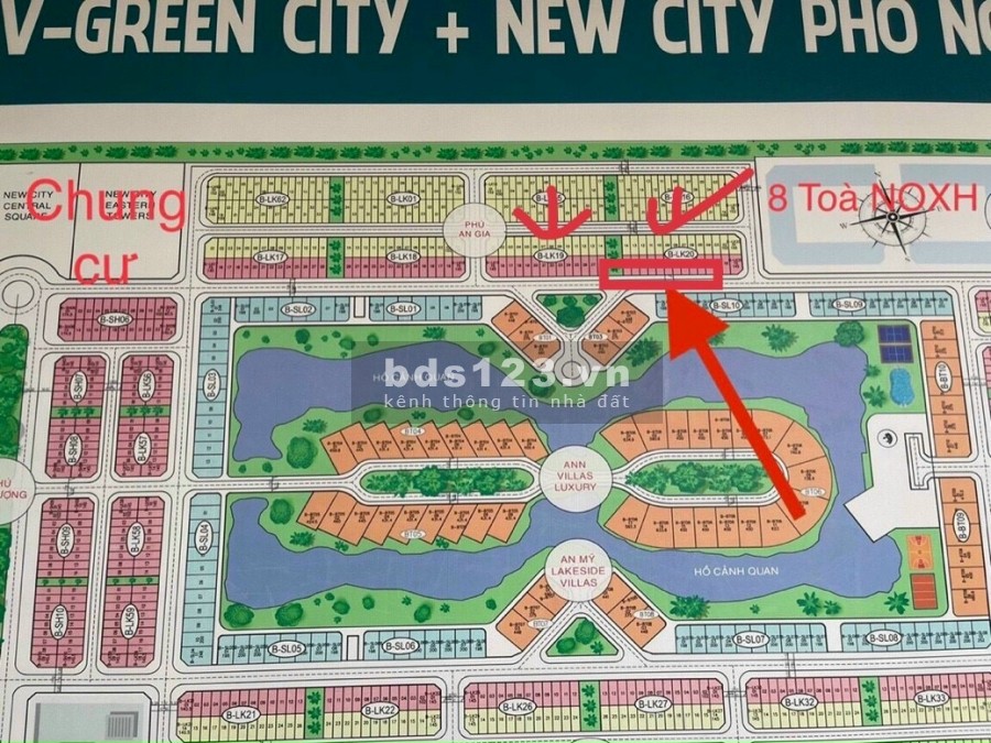 Duy nhất lô giá 12.8 triệu/m2 tại New City Phố Nối- Hưng Yên…