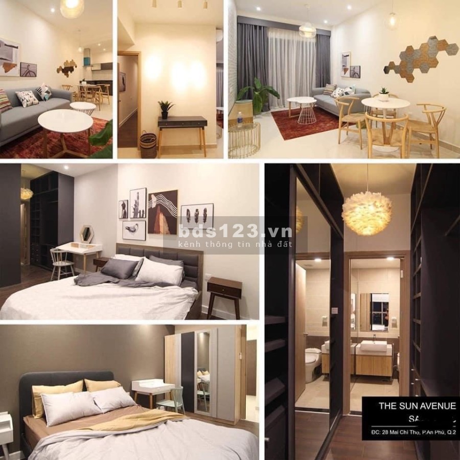 Căn Hộ View Sông, Decor Siêu Đẹp – The Sun Avenue diện tích 75m2 2PN giá bán chỉ 4.2 tỷ