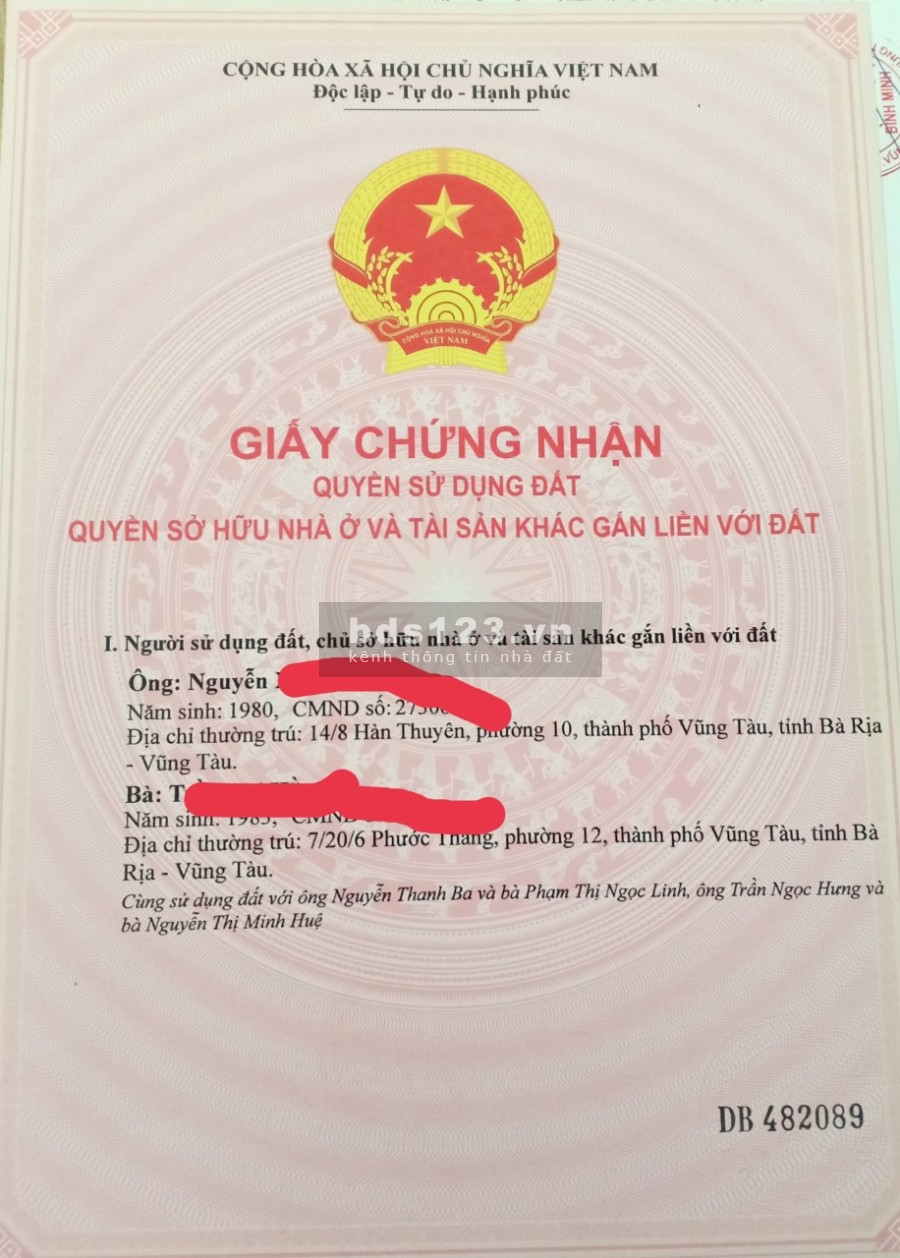 Bán đất Đường Bến Nôm thành phố Vũng Tàu liên hệ 0359200829, chính chủ, pháp lý chuẩn