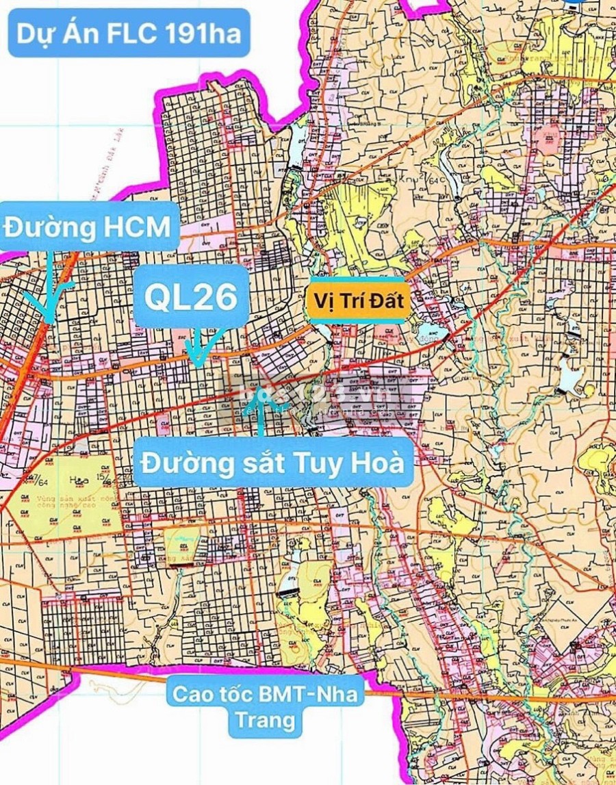 Đất nền sổ đỏ thổ cư trung tâm Ea Knuec huyện Krông Pắc chỉ từ 7tr/m2