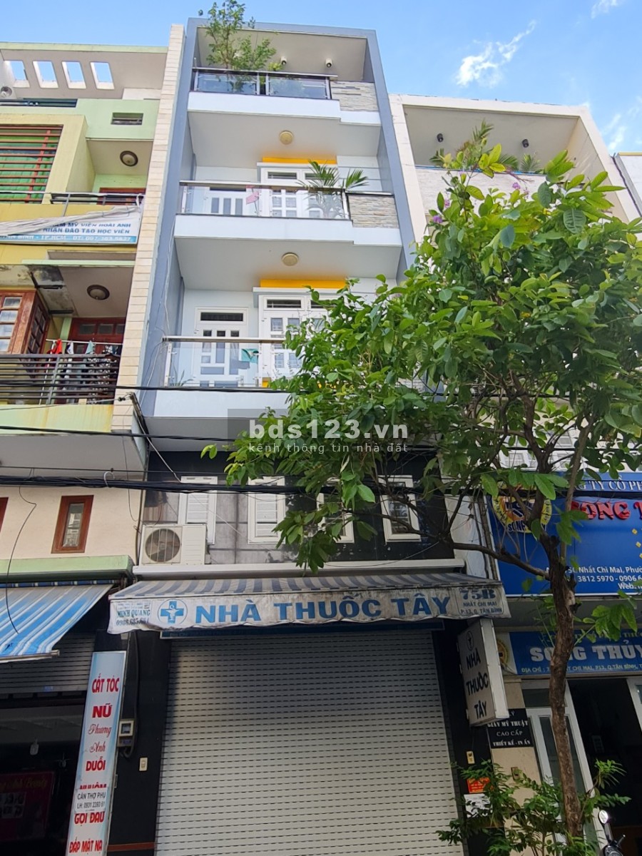 Bán Nhà, Mặt Tiền Trường Chinh, Tân Bình diện tích 4x14 đúc 4 tầng giá nhỉnh 7 tỷ
