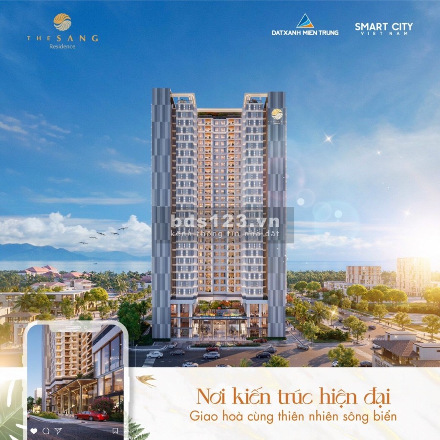 Tuyệt đỉnh căn hộ biển Mỹ Khê, The Sang Residence tung giỏ hàng ưu đãi đặc biệt dịp đầu năm mới