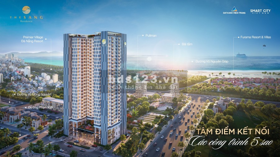 Tuyệt đỉnh căn hộ biển Mỹ Khê, The Sang Residence tung giỏ hàng ưu đãi đặc biệt dịp đầu năm mới
