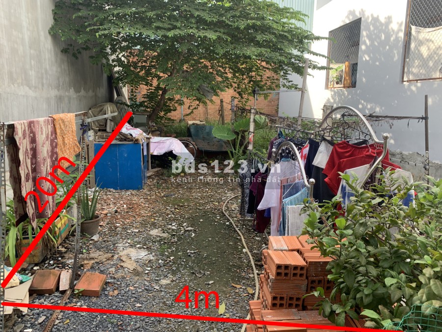 Bán đất hẻm oto, phường Bình Trị Đông A, Quận Bình Tân khu vực yên tĩnh, sổ hồng riêng