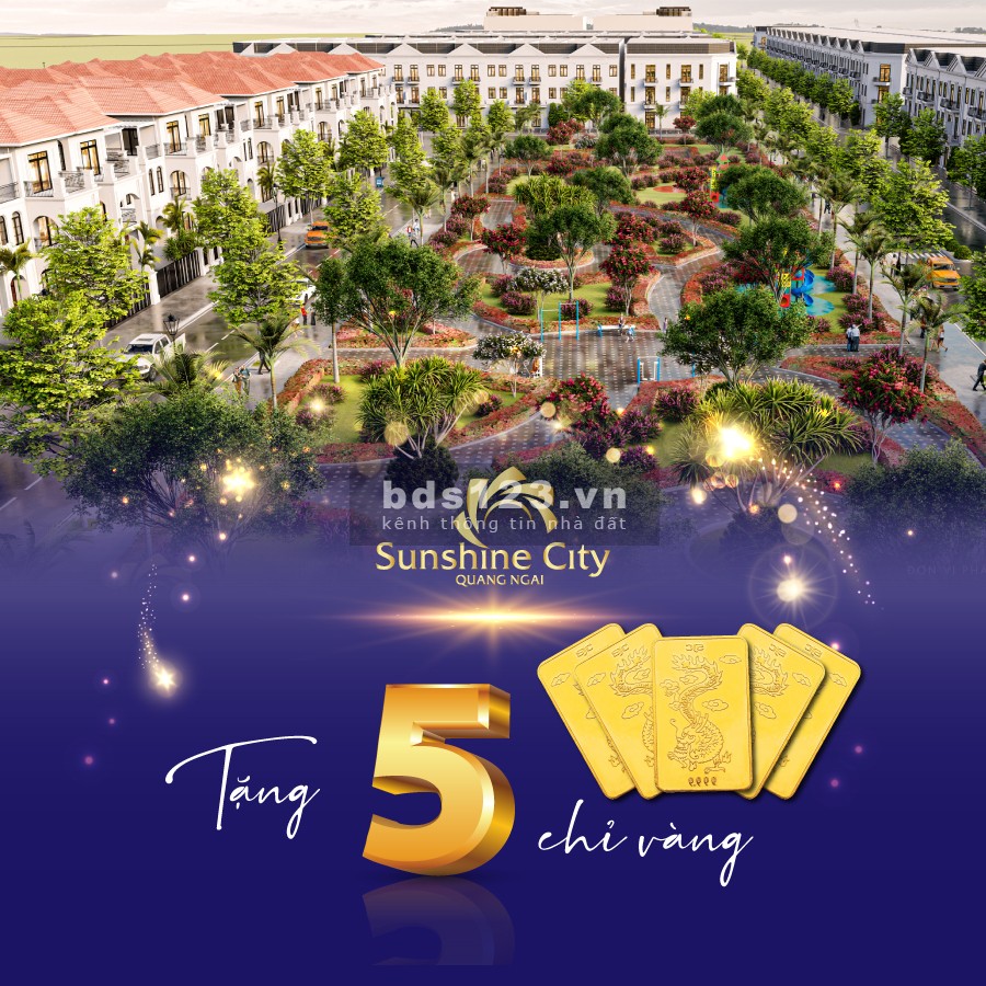 Với dự án SUNSHINE City Quãng Ngãi chỉ với 5,xxx triệu/m2 liên…