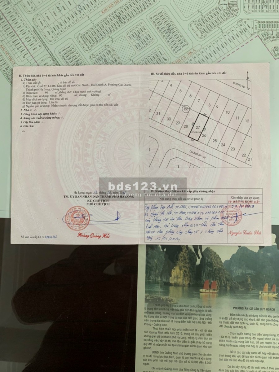 Ở quanh khu vực hạ long em vẫn còn nhiều ô đất đẹp để đầu tư phục vụ cô bác ace.. Lh 0967246806