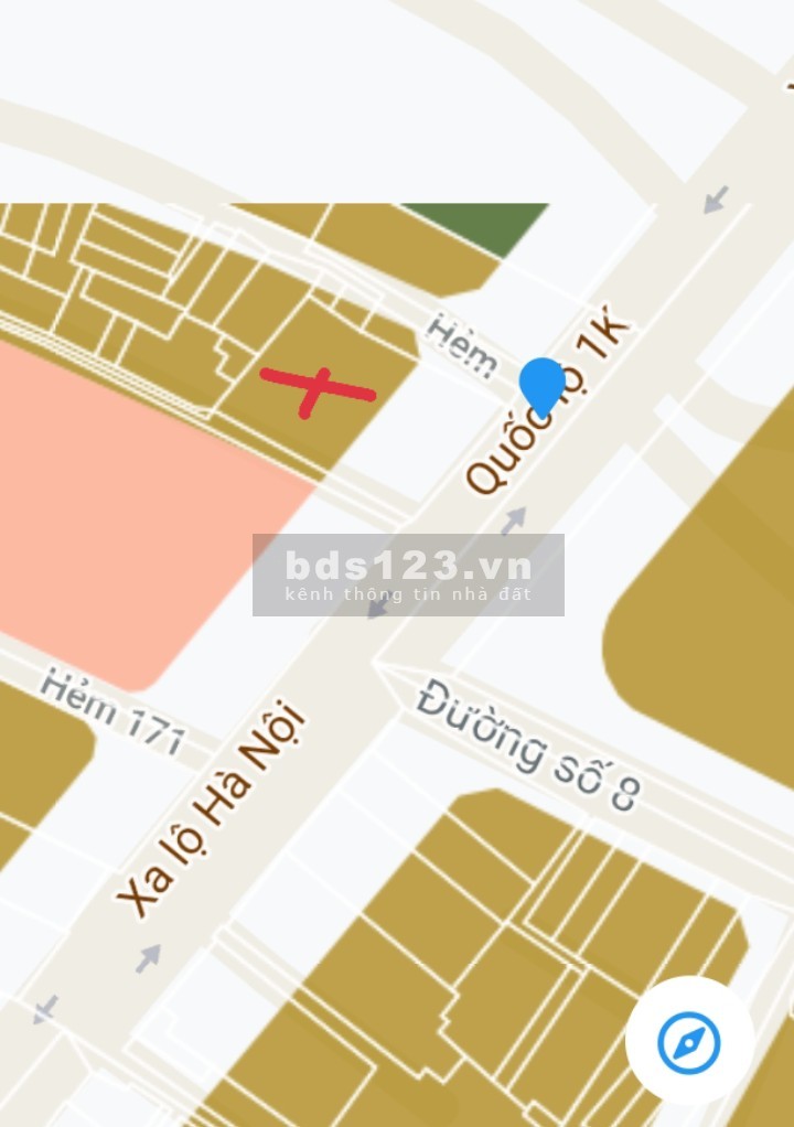 Mặt tiên kinh doanh Quốc Lộ 1K, dt 1300m2, ngang 40m, hiện trạng sử dụng luôn, giá 100 tỷ