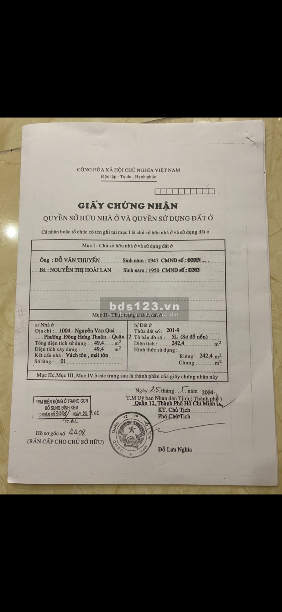 Bán nhà mặt tiền đường Nguyễn Văn Quá Quận 12 khu dân cư sầm uất, xe cộ qua lại đông