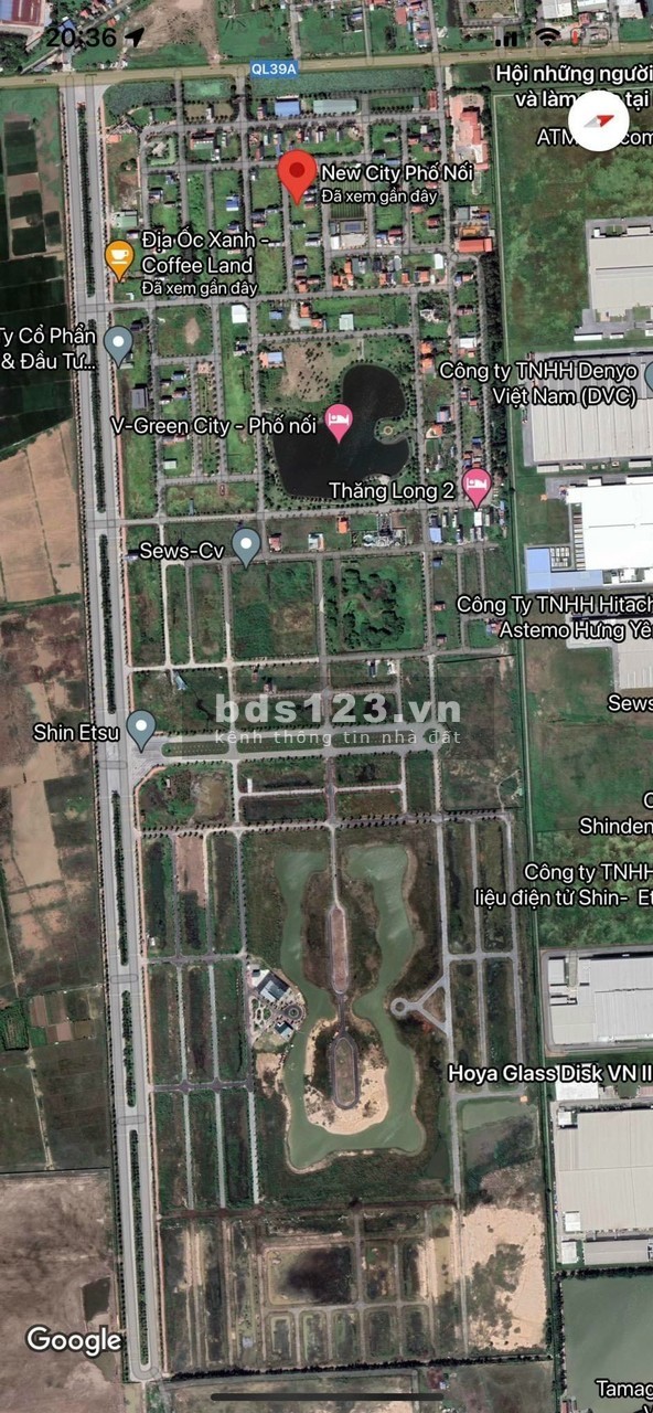 Bán 3 lô góc giá chỉ từ 15 triệu/m2 dự án New City Phố Nối liên hệ 0922432888, pháp lý đủ