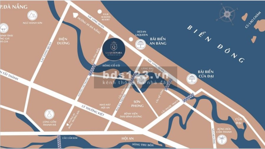 Chỉ từ 800 triệu sở hữu ngay căn shophouse 2 mặt tiền kinh doanh tại Hội An, view biển An Bàng