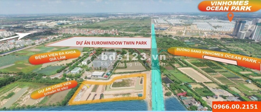 Độc quyền bảng hàng ngoại giao dự án Eurowindow Gia Lâm - Giá cực tốt