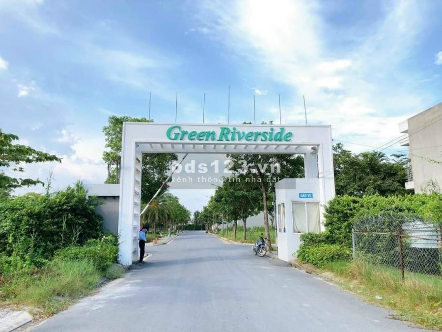 Bán lô đất góc 2 mặt tiền khu dân cư Anh Tuấn Green Riverside Nhà Bè, giá bán 6.7 tỷ