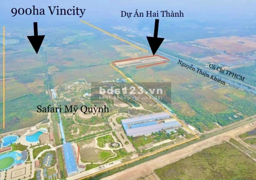 Đất nền sổ đỏ chủ đầu tư Hai Thành liền kề siêu dự án VinGroup Tân Mỹ 900ha giá tốt