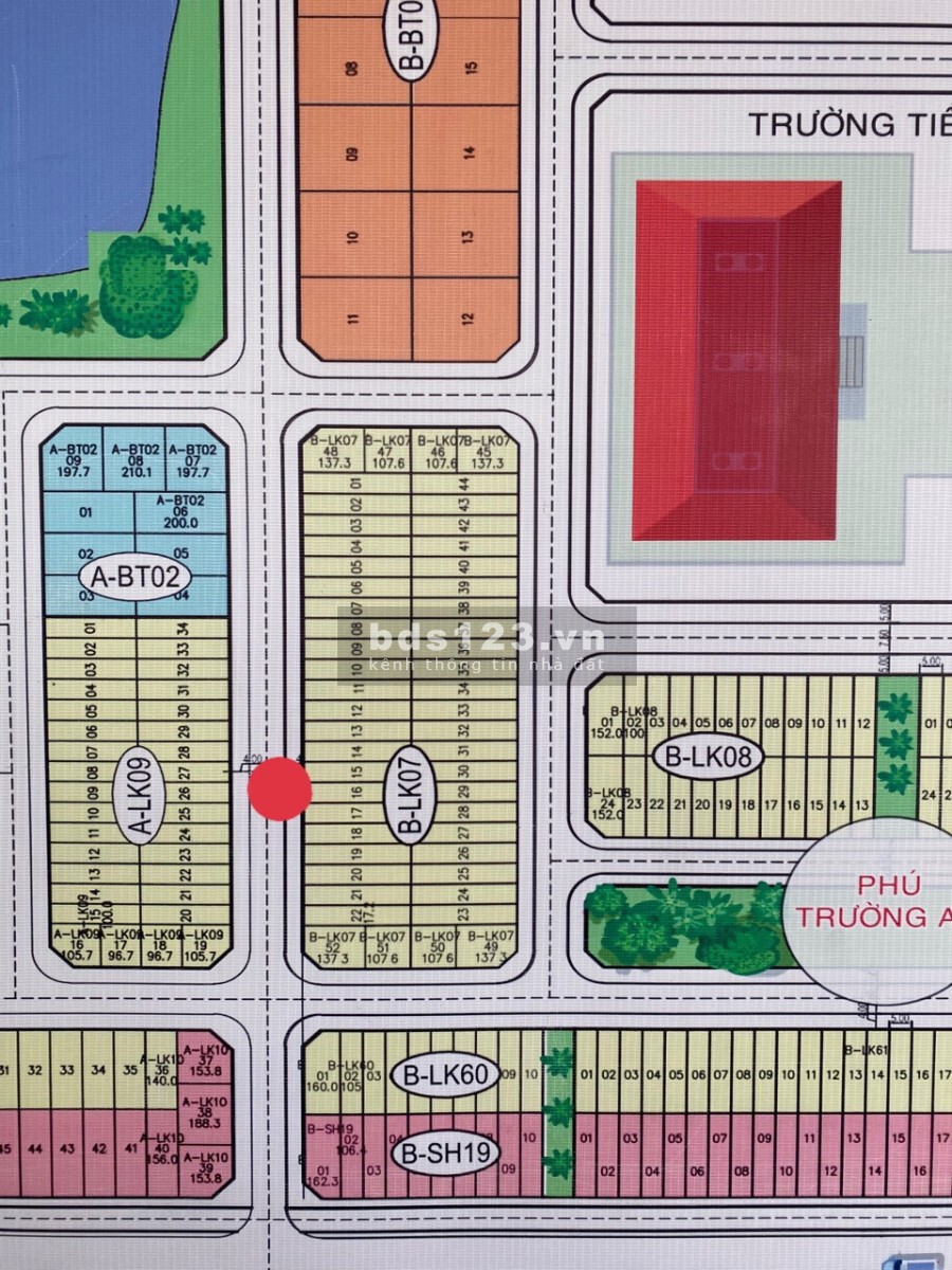 Hai lô BLK07. 117.5m2 cạnh nhau, thích hợp đầu tư nhà ở hoặc kho xưởng. LH 0962.506.751