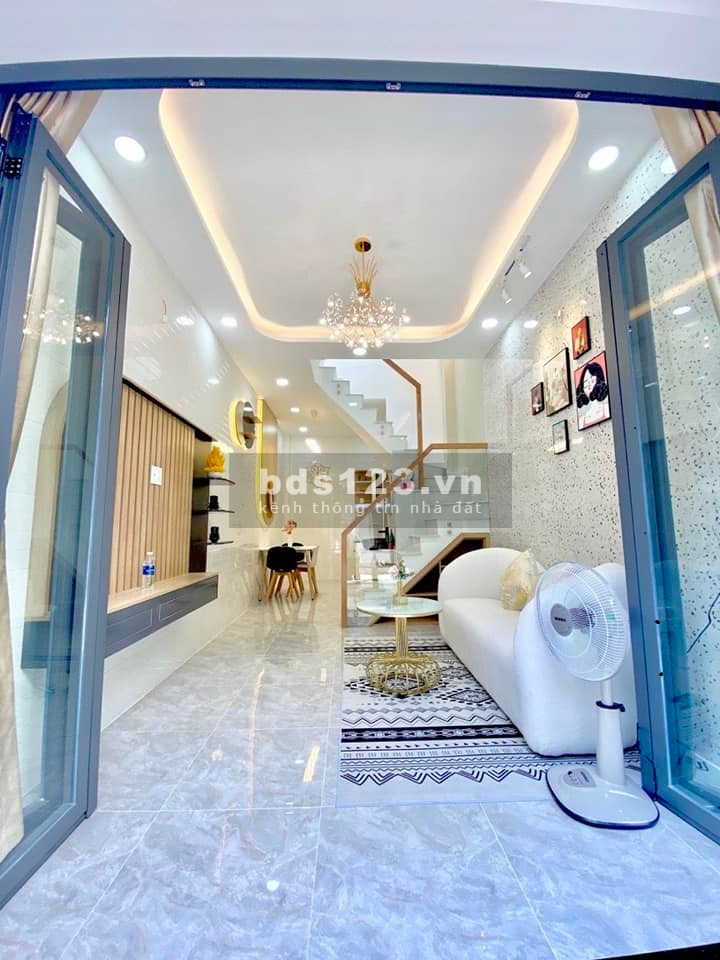 Bán nhà quận Gò Vấp, Tặng nội thất sang trọng, 2 tầng, 2 pn,2 wc chỉ 3 tỷ2 (TL) 0923034903