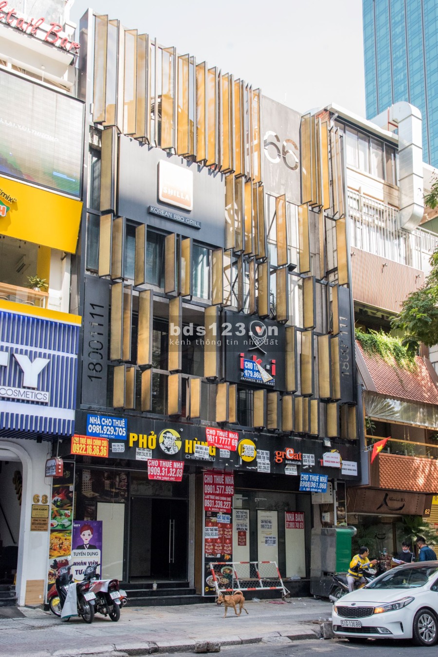 Chính chủ cho thuê mặt bằng 64 66 Ngô Đức Kế, Quận 1. : 8.5 x 29m (~976m2), liên hệ 0774843427