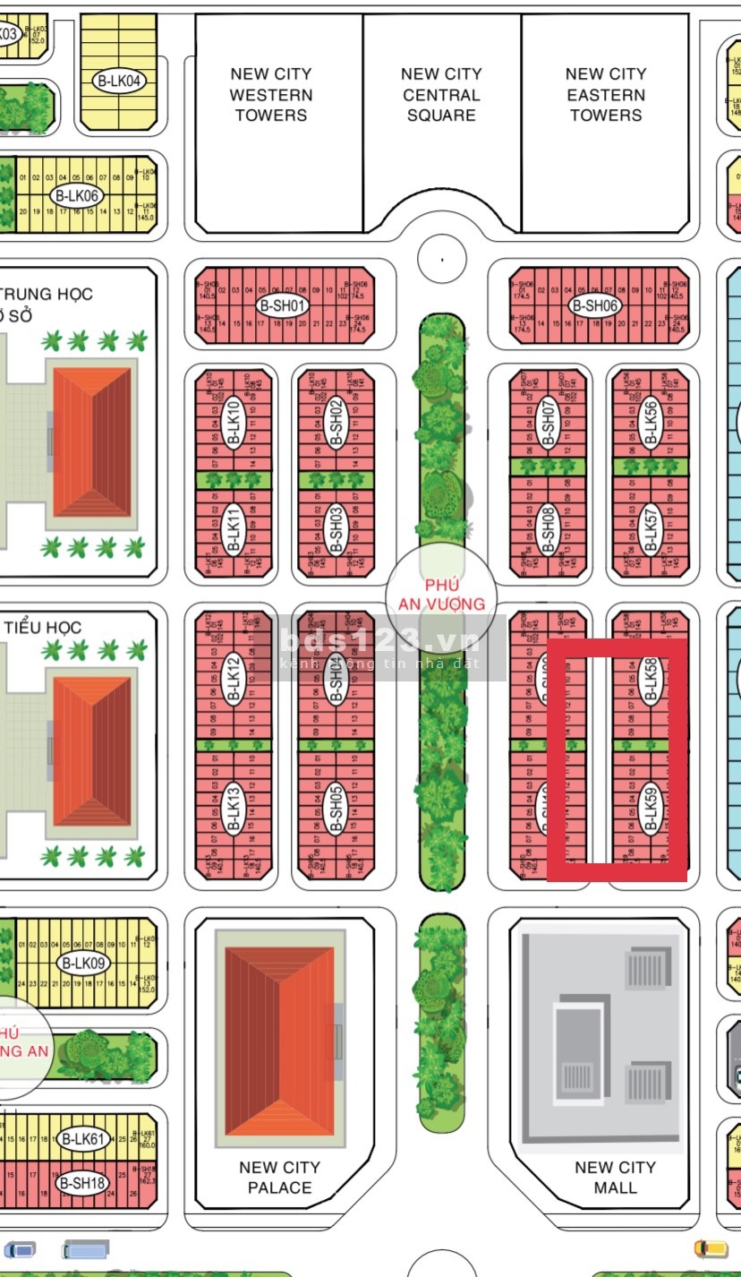 Bán shophouse phố đi bộ còn 1 lô duy nhất, liên hệ 0962.506.751 GẶP LINH, dự án New City Phố Nối