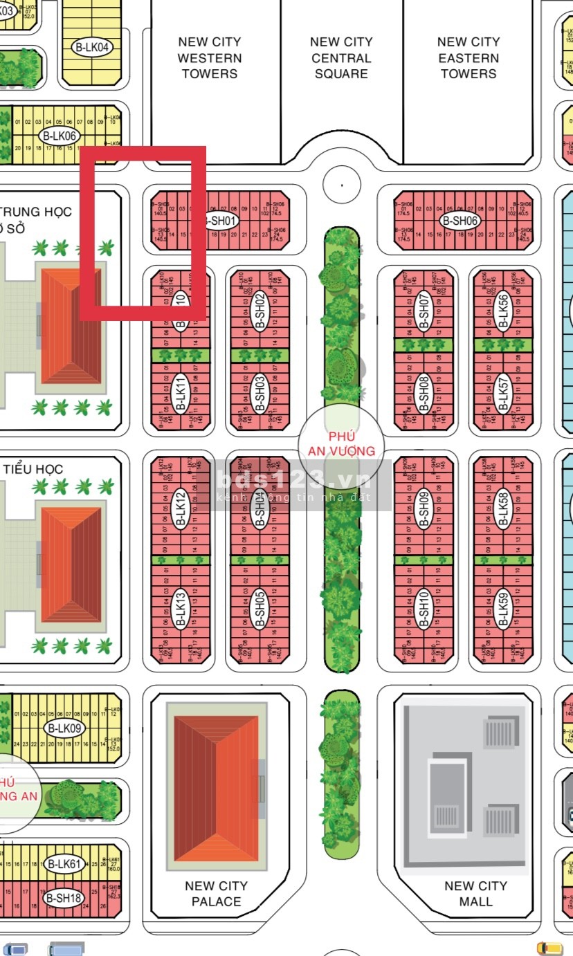 Cần bán căn shophouse ngay phố đi bộ tại dự án New City Phố nội, liên hệ 0962.506.751 LINH