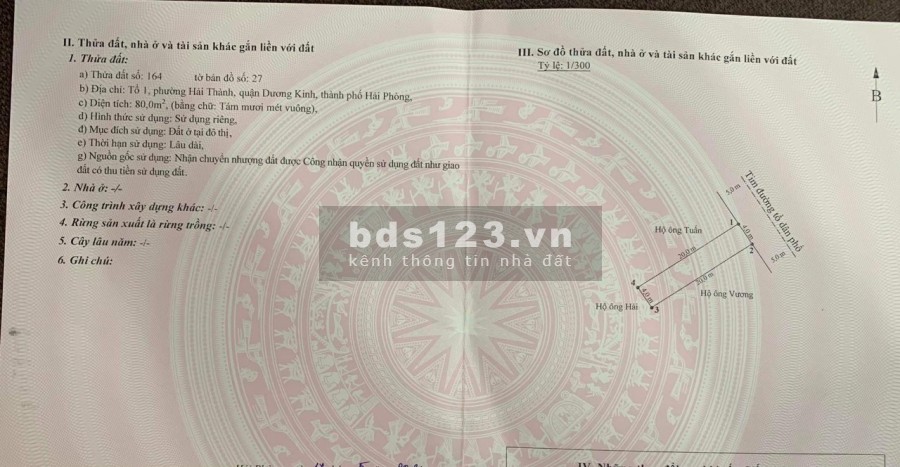 Sót lại lô đất hải Thành giá đầu tư đón sóng Vành Đai 2 giá bán tiện đầu tư, lh 0973026891