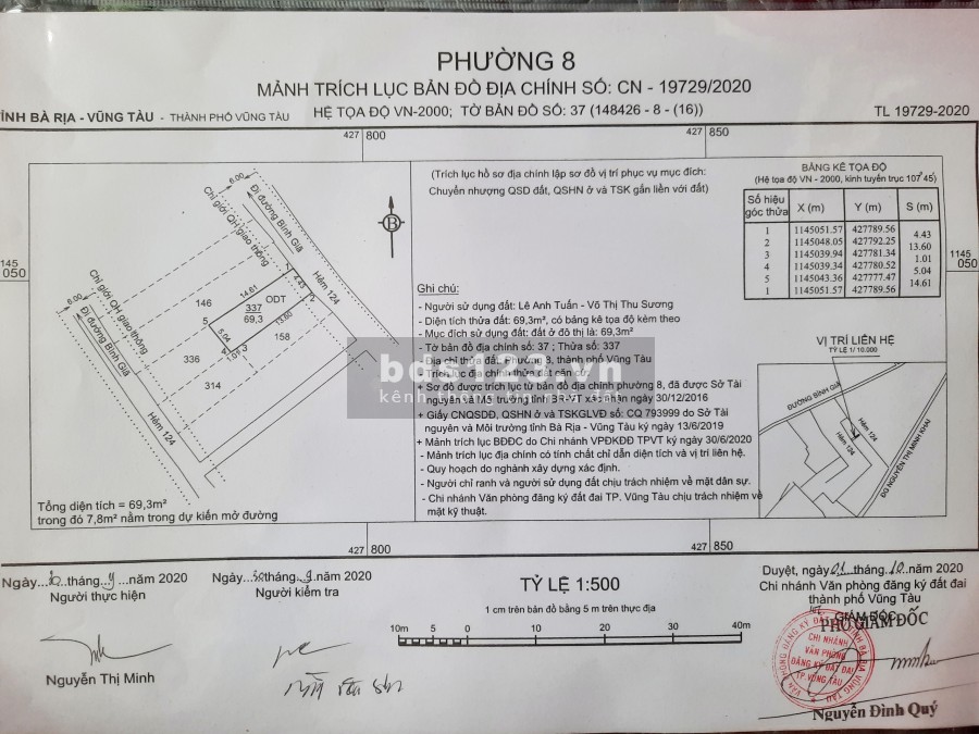 Bán nhà nguyên căn gần biển bãi sau Thuỳ Vân, thành phố Vũng tài, giá tốt 6.1 tỷ, lhcc