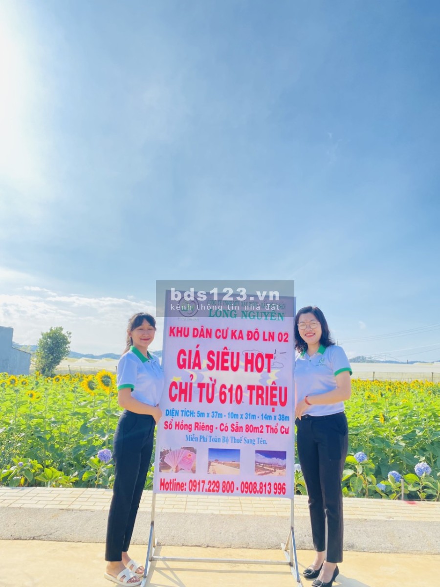 Chỉ 610 triệu sở hữu lô đất thổ cư diện tích 5*35 định cư Đà Lạt pháp lý chính chủ