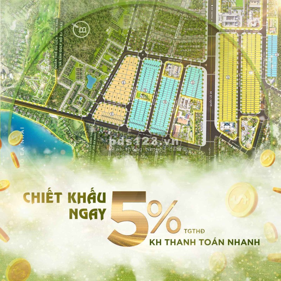 Bán đất nền đầu tư sinh lời cao tại dự án đất nền Eaknuec pháp lý giấy tờ chính chủ